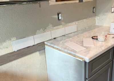 TIle Backsplash Install