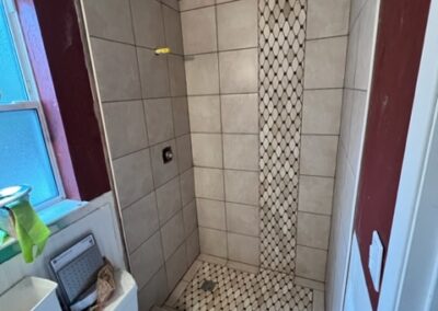 Tile shower install in Carmichael