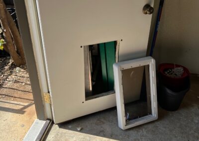 Dog Door Install in Roseville, ca