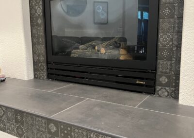 Fireplace Tile Job in Carmichael, Ca