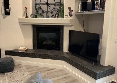 Fireplace Tile Job in Carmichael, Ca