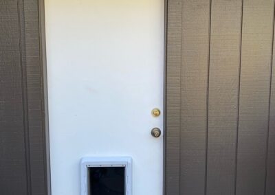 Dog Door install in Roseville, Ca